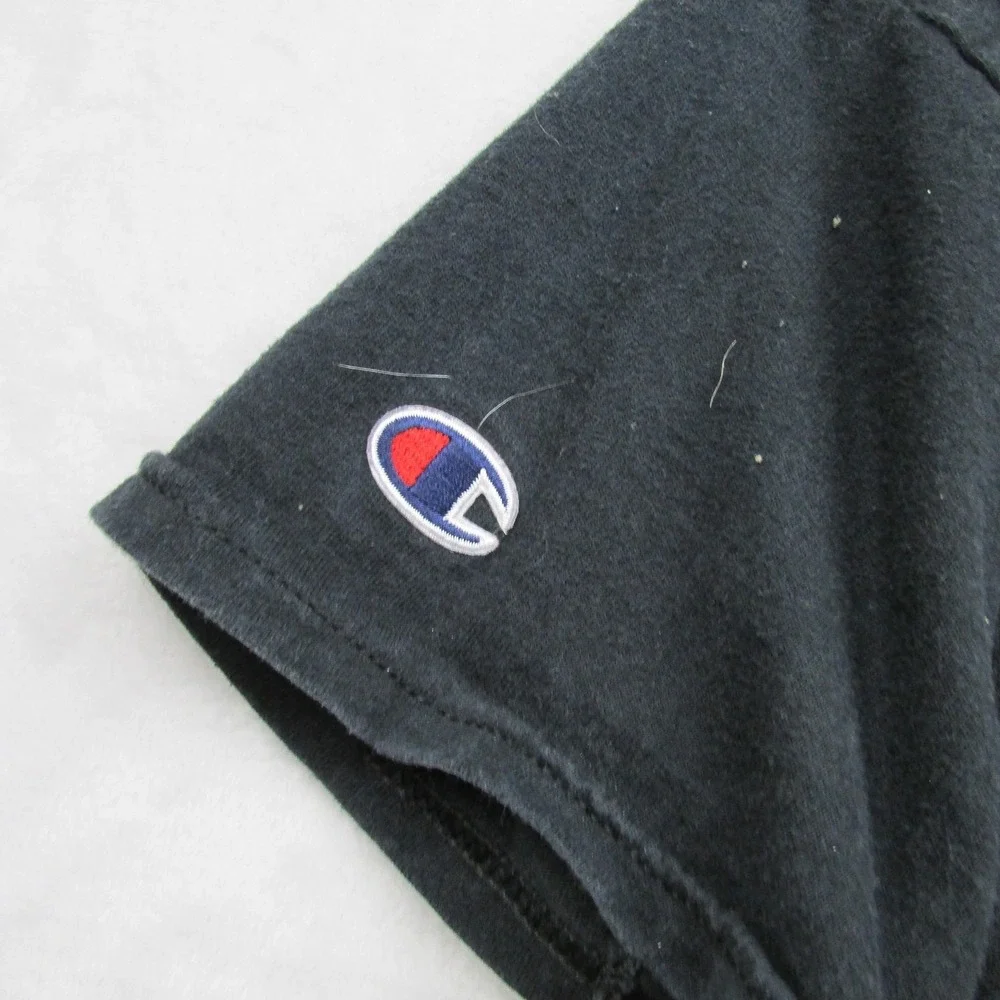 Champion Shirt Youth Large‎ Black Basketball Skyline Hoop Graphic T-Shirt Boys